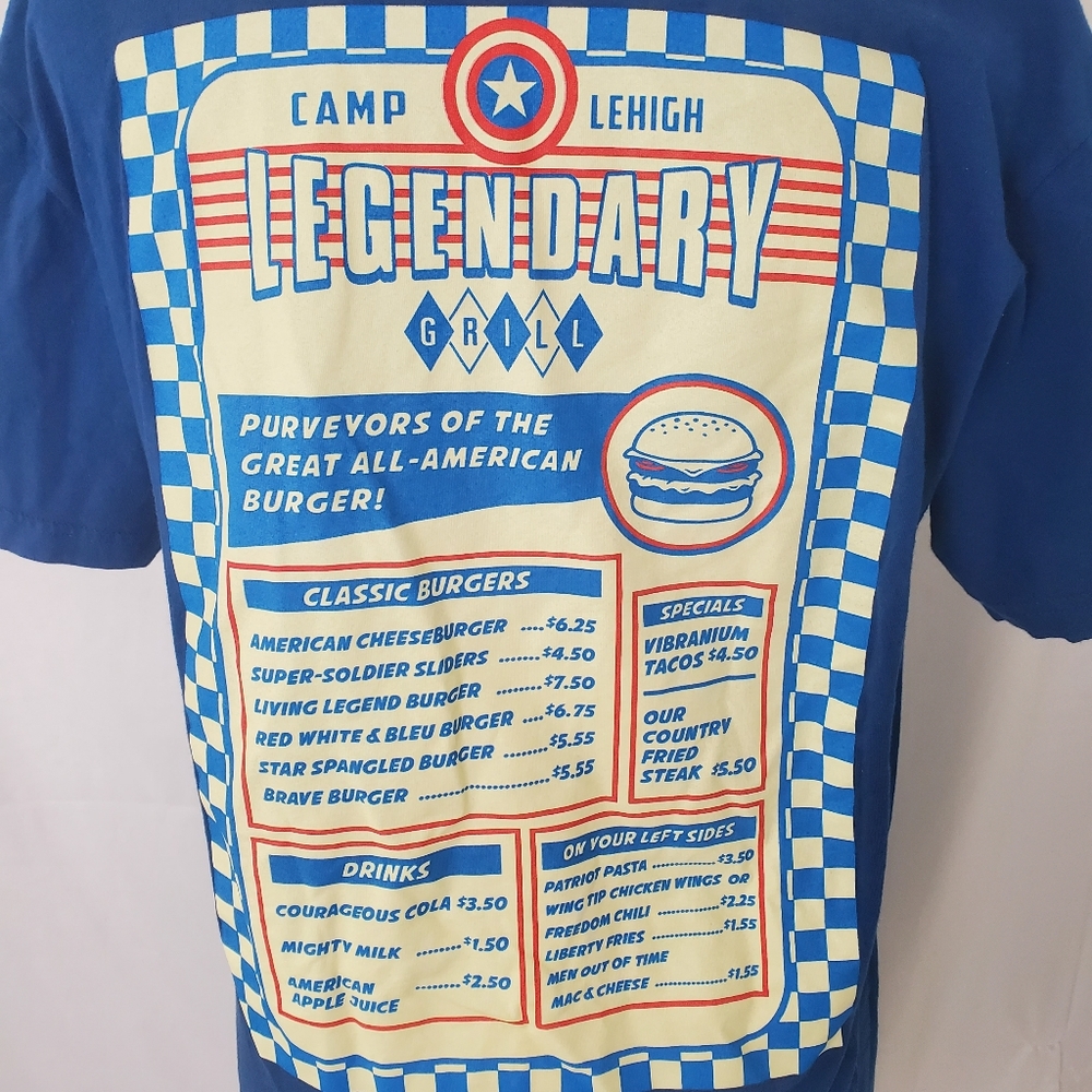 Marvel Captain America eat the universe box lunch diner tee